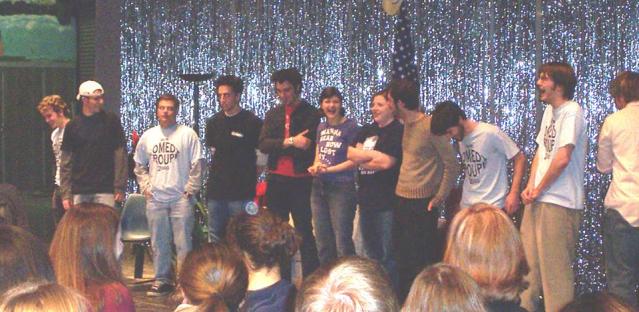 My high school improv troupe. Because I didn't like getting laid.